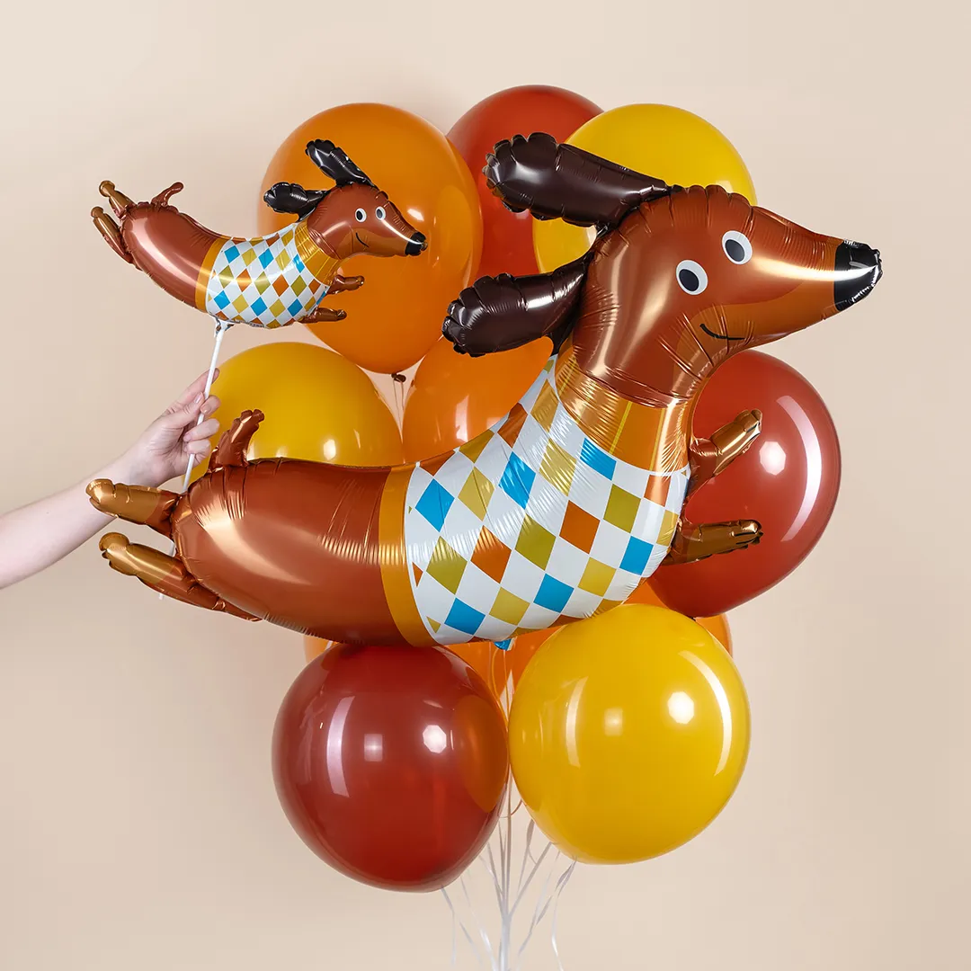 Шар (42''/107 см) Фигура, Таксик в свитере, 1 шт.